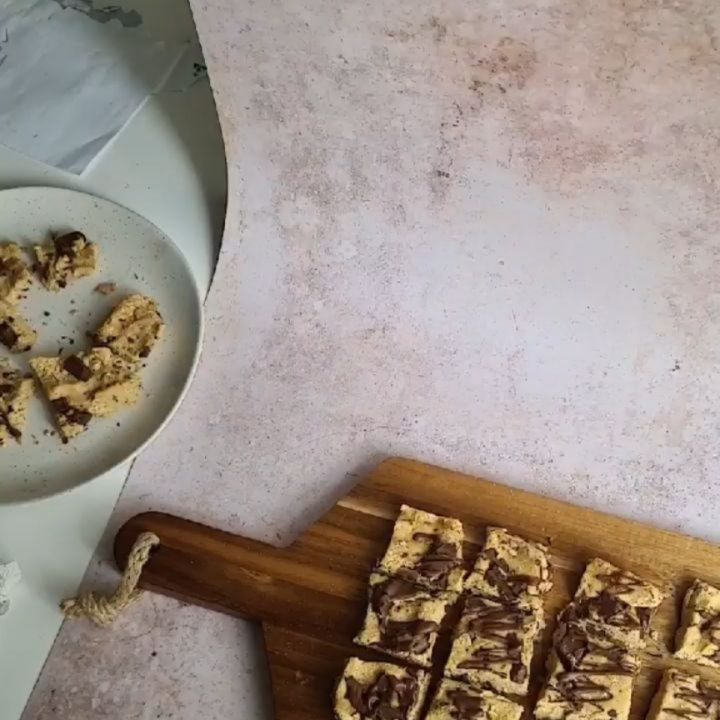 Chickpea Cookie Dough Bars