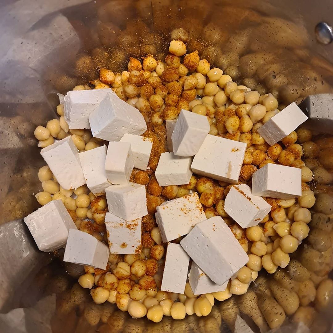 Sweet Potato Peanut Butter Tofu Stew