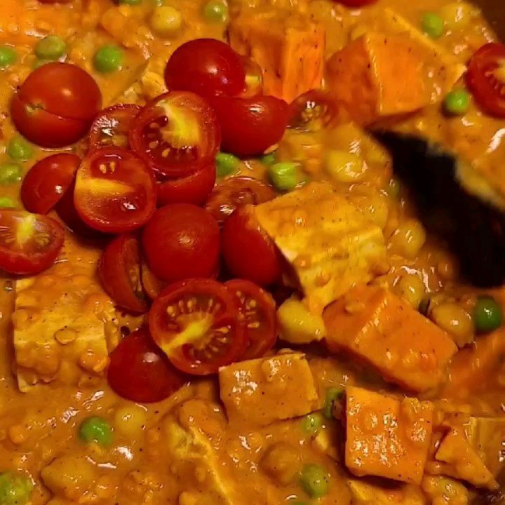 Sweet Potato Peanut Butter Tofu Stew