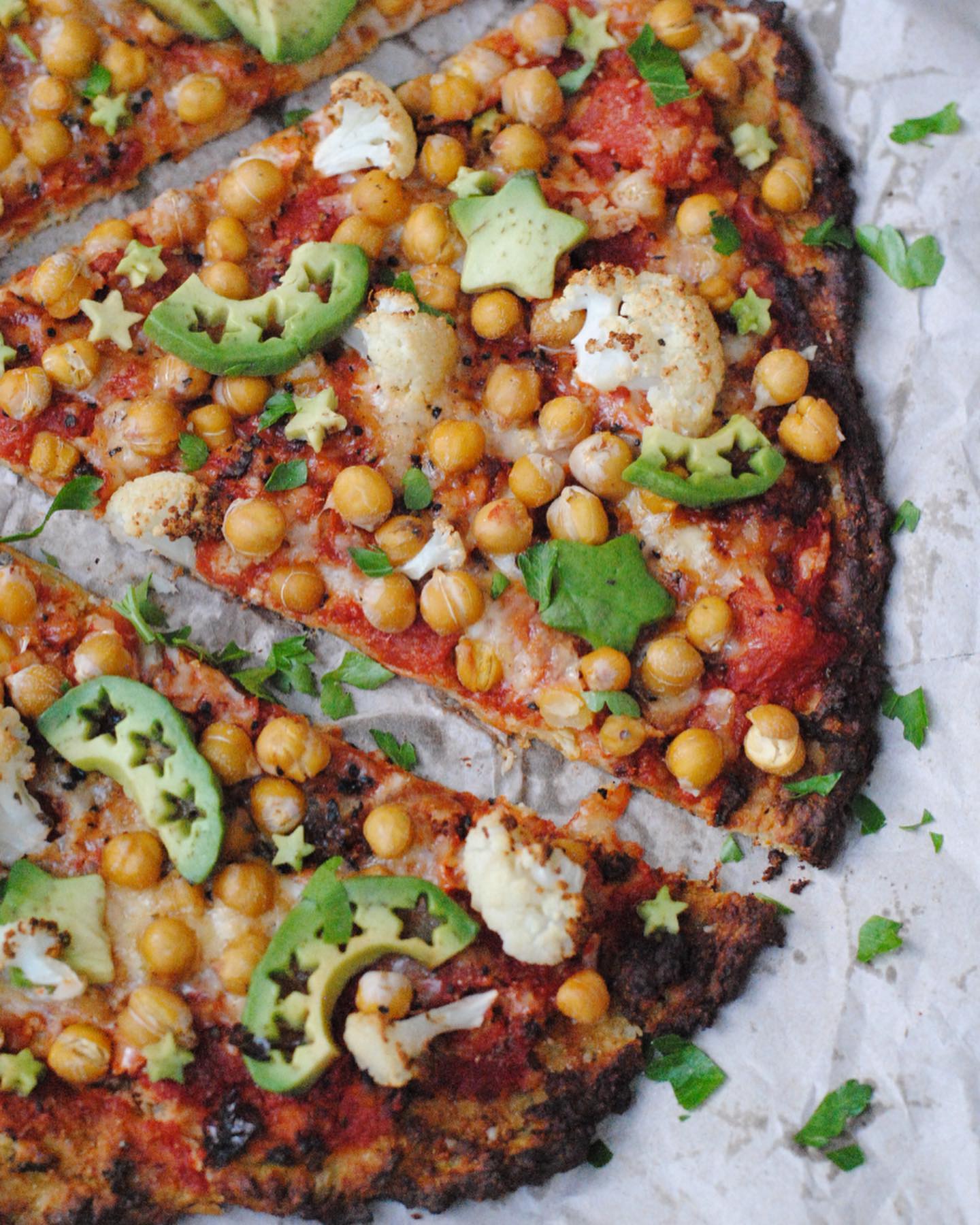Gluten-Free & Vegan Chickpea-Zucchini Pizza Crust