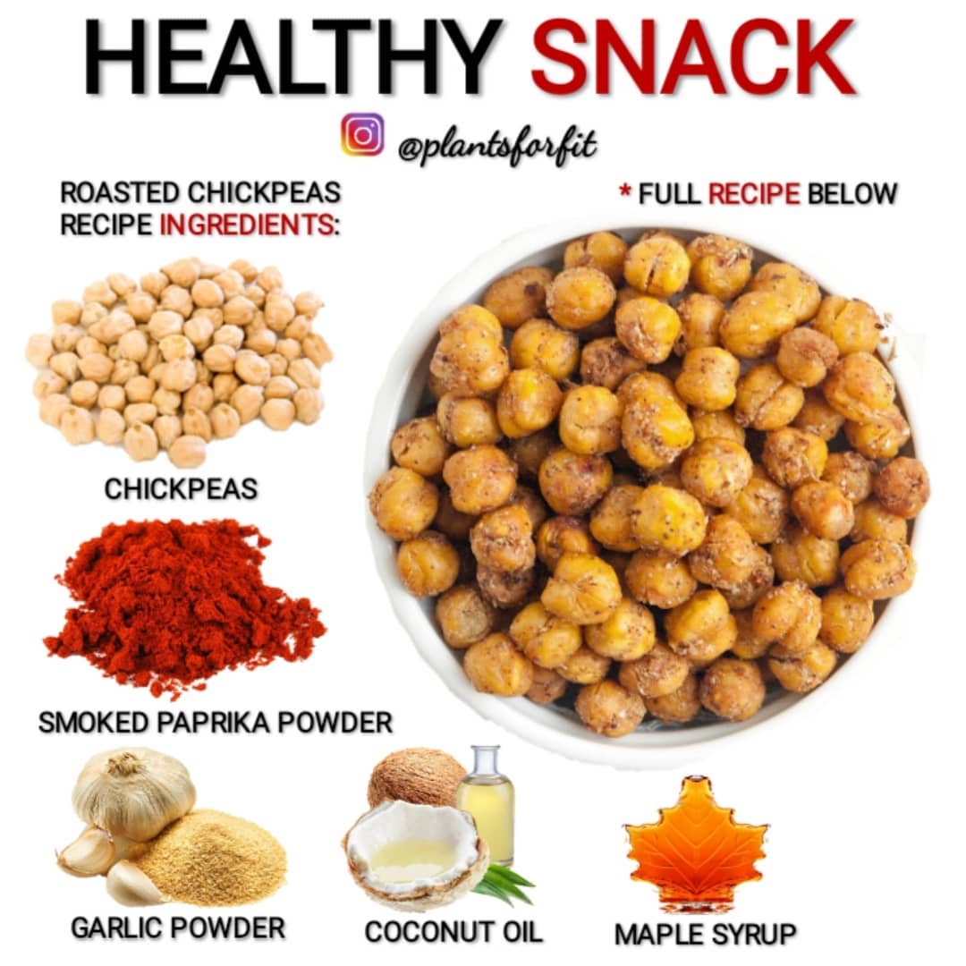 Maple Spiced Roasted Chickpeas