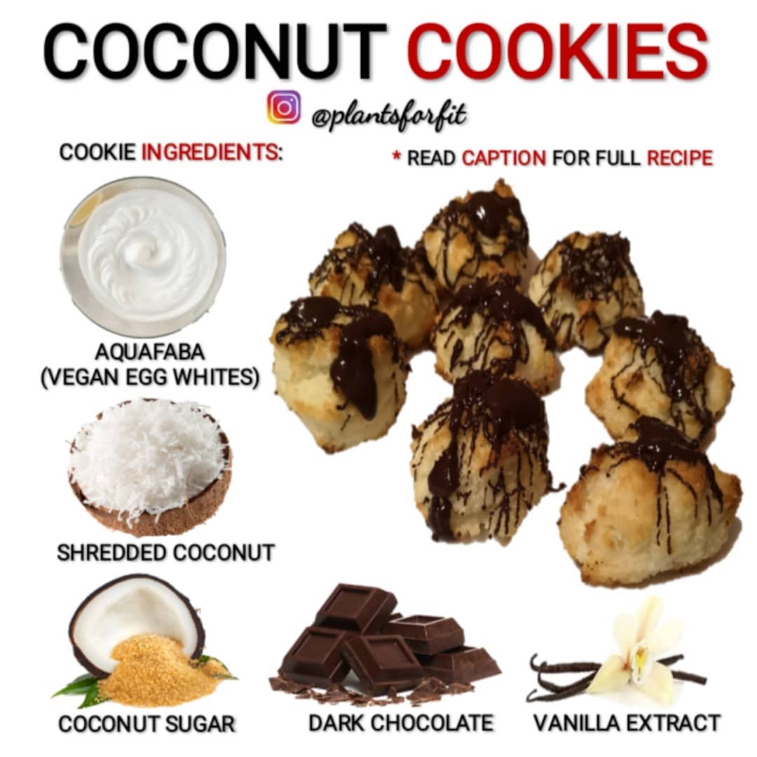 Vegan Aquafaba Coconut Cookies