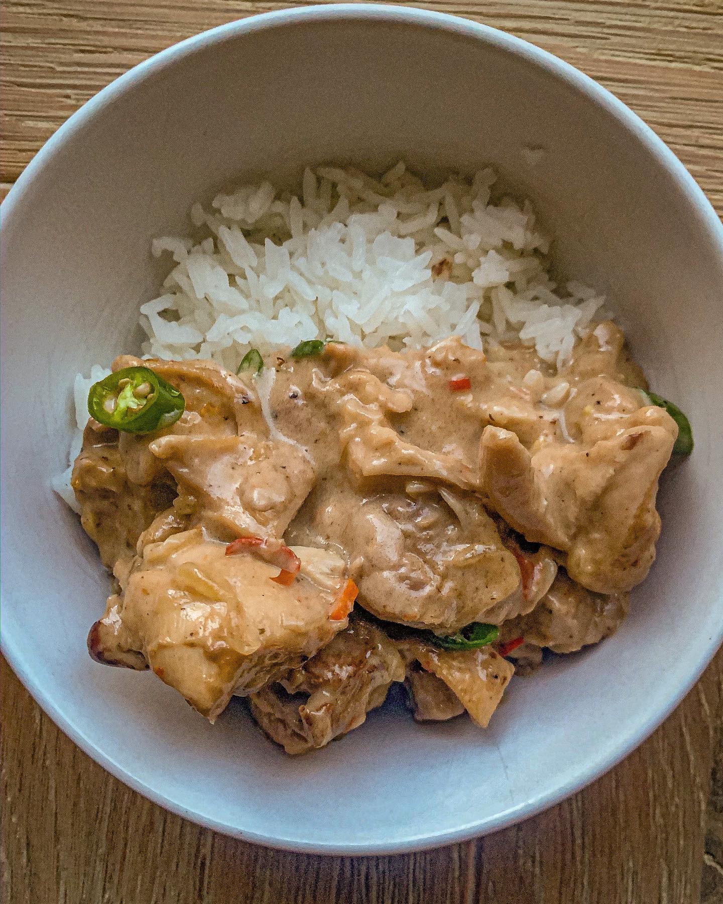 Bicol Express - Chicken Stewed in Coconut Milk and Chilli