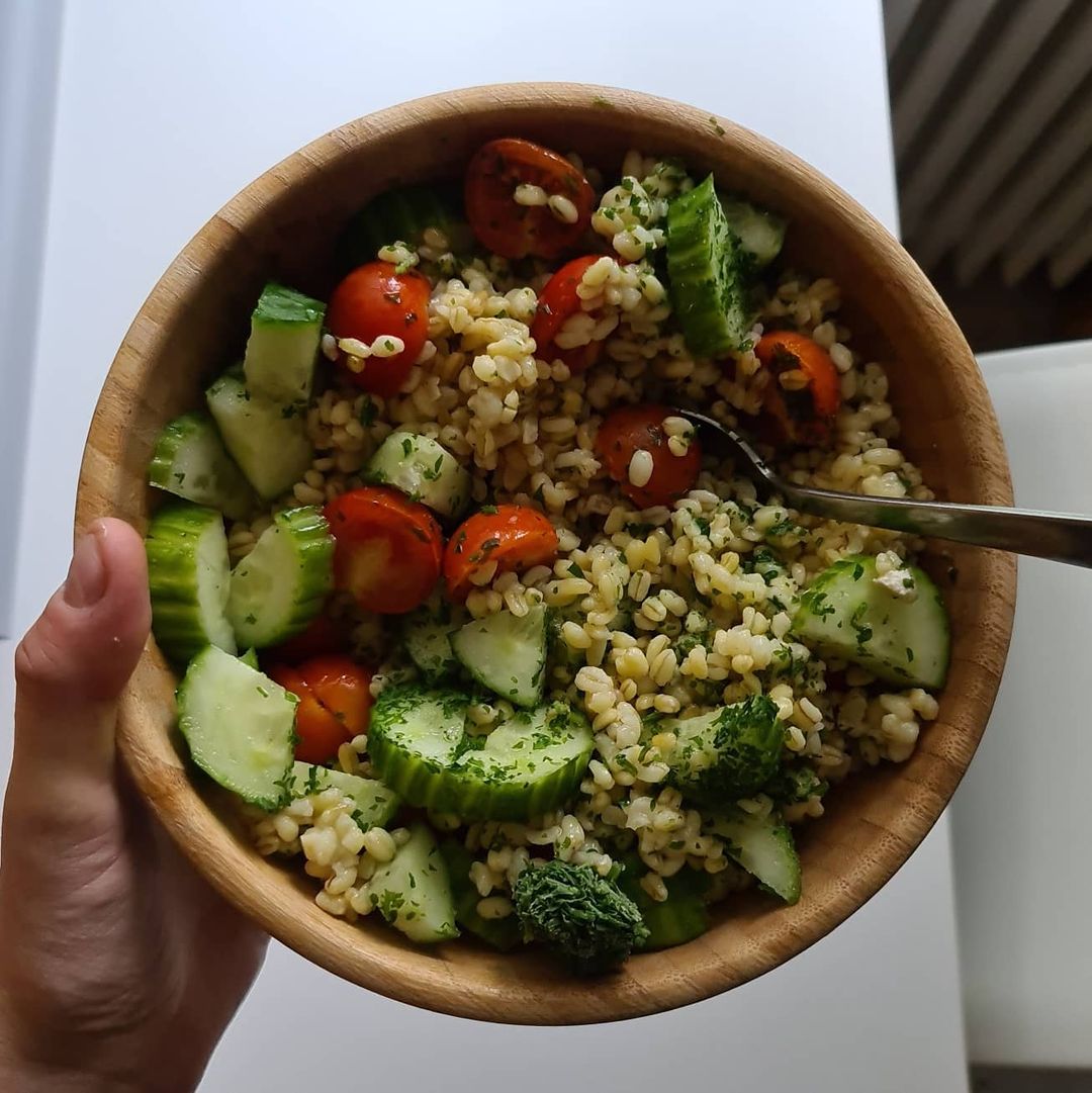 Vegan Bulgur and Tofu Meal Prep