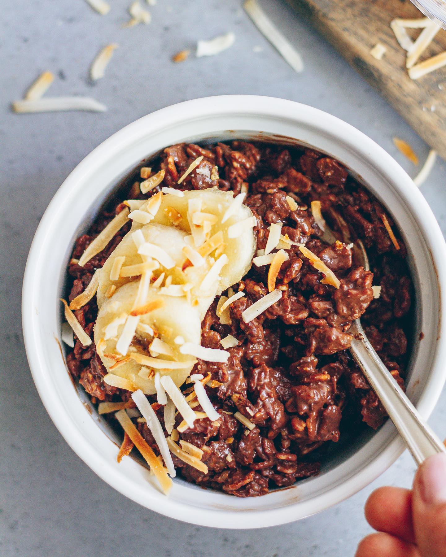 Chocolate Espresso Coconut Oats