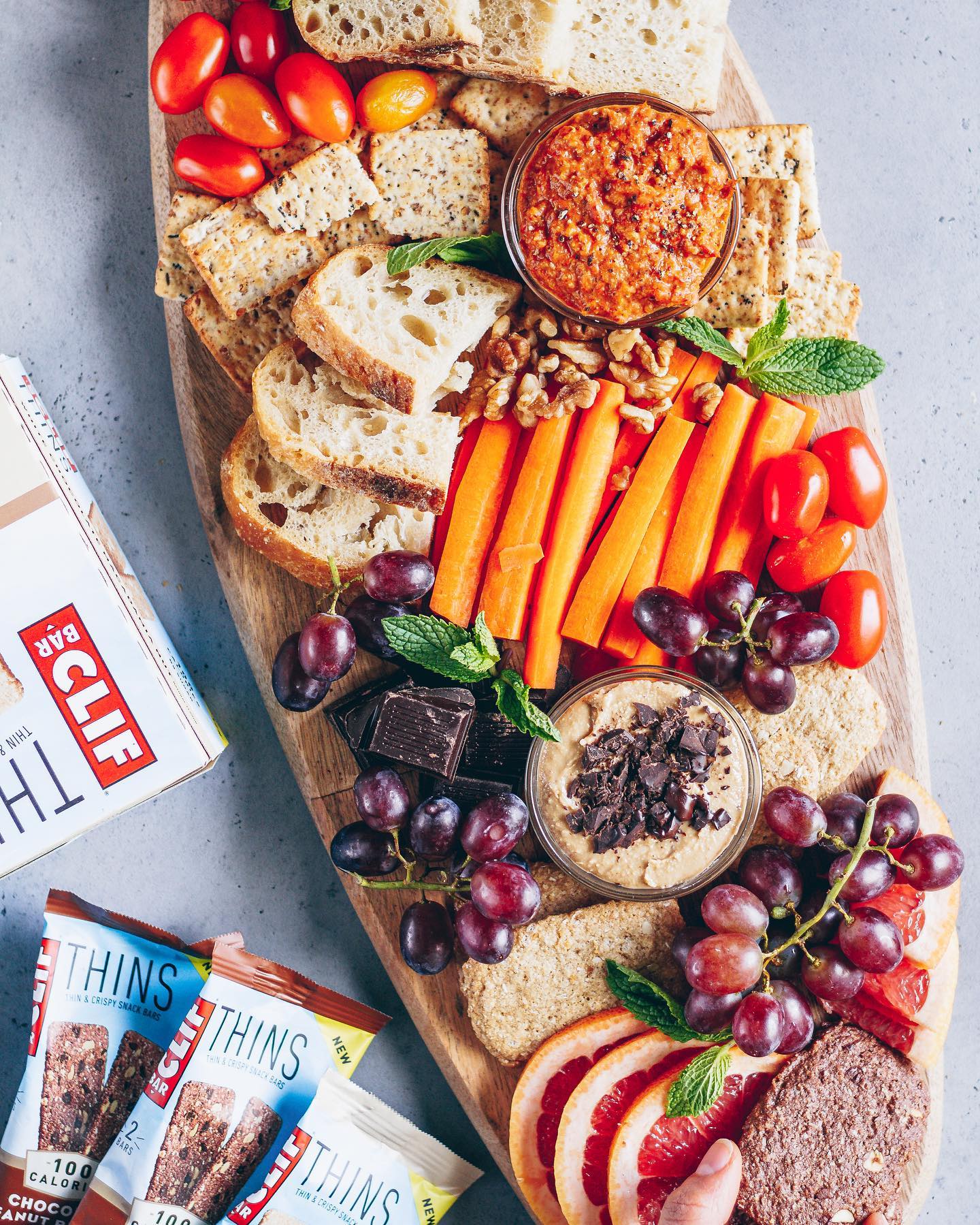 Sweet and Savory Charcuterie Snack Board