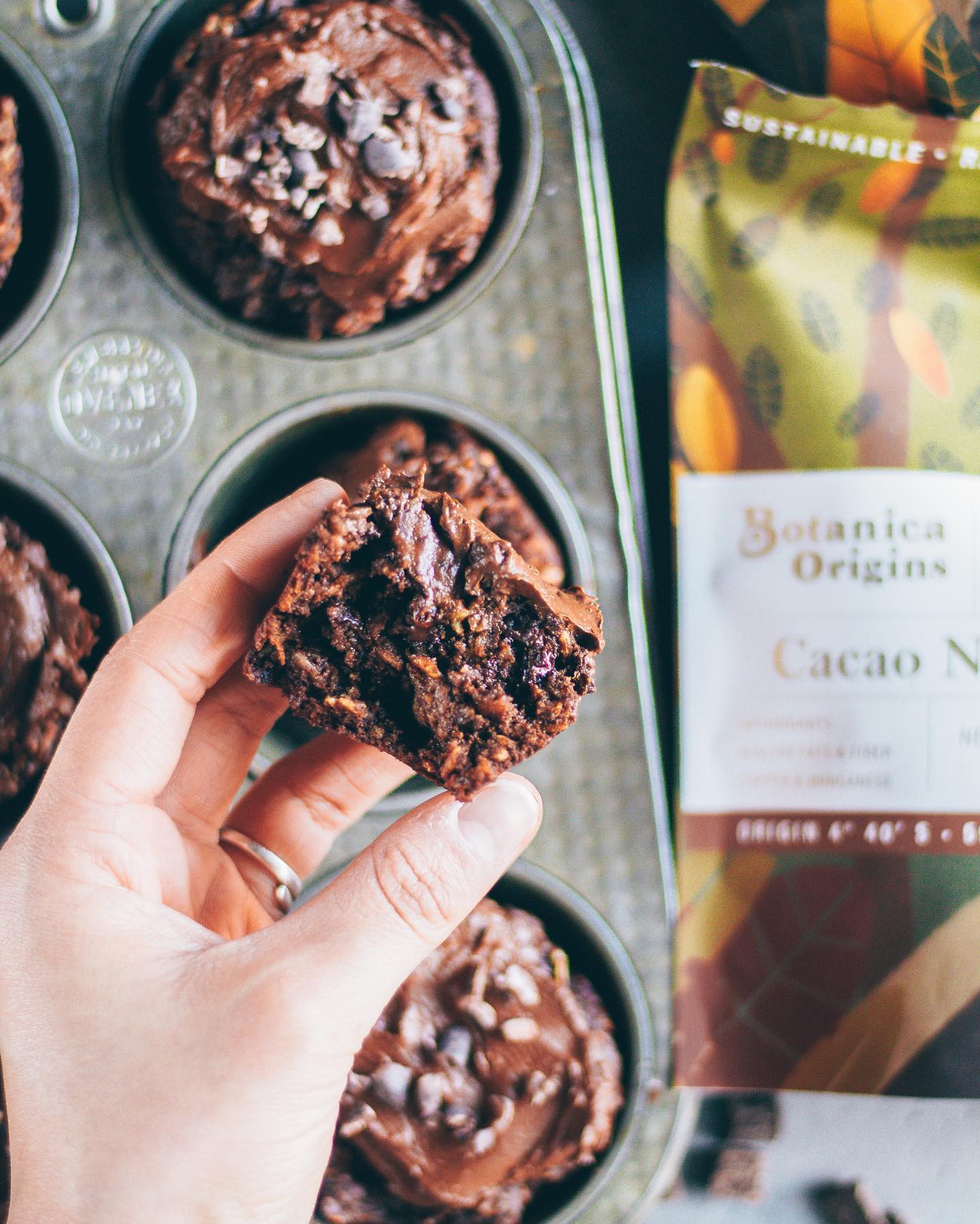 Ultra Fudgy Chocolate Muffins with Avocado Frosting