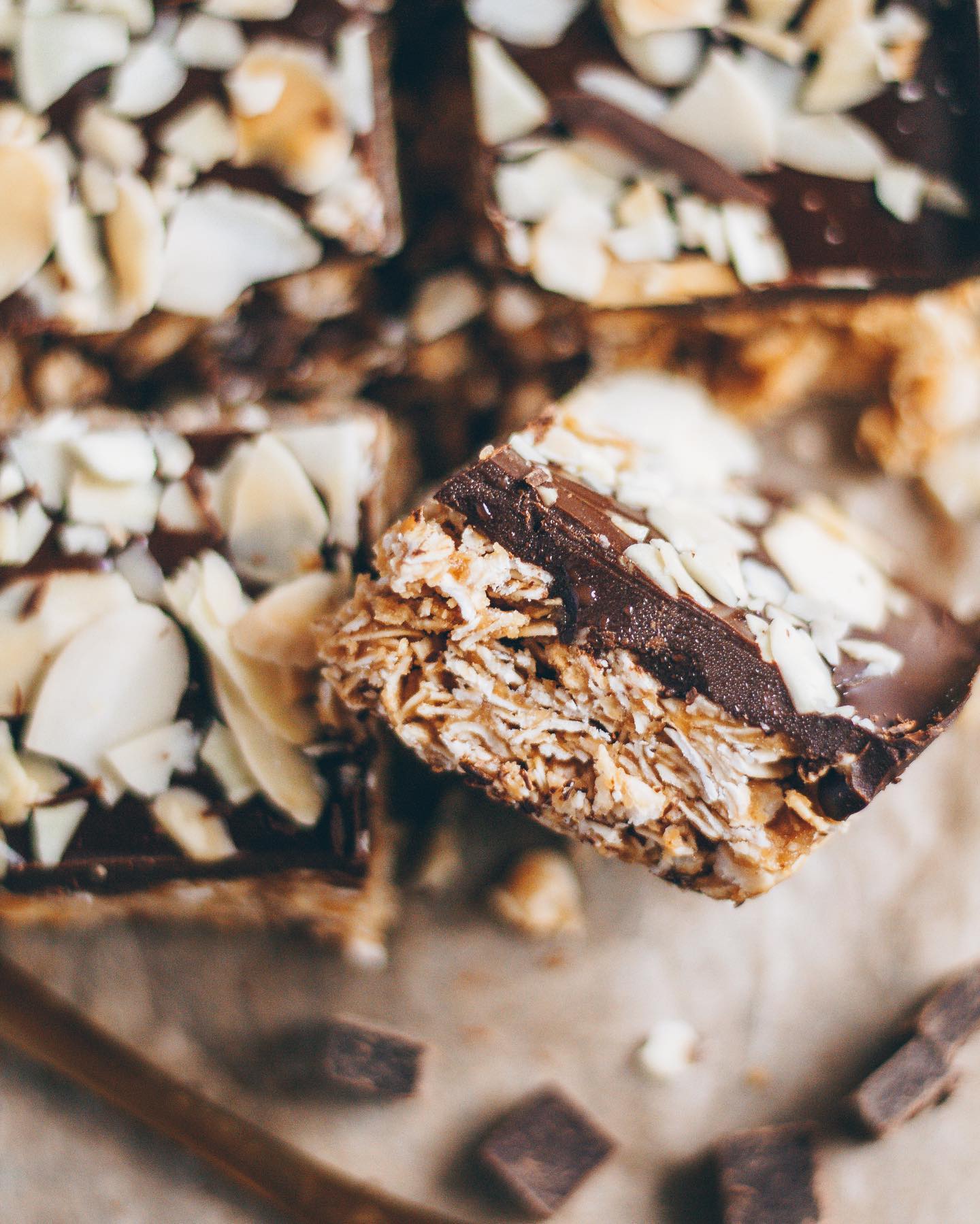 Chocolate Oat Crunch Bars