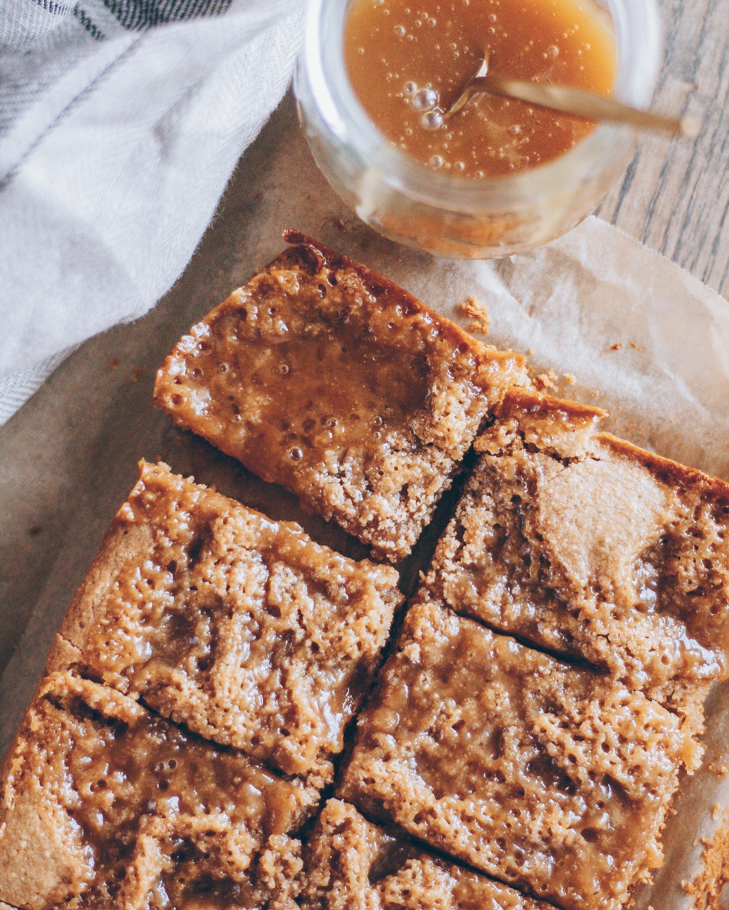 Blender Butterscotch Blondie Bars