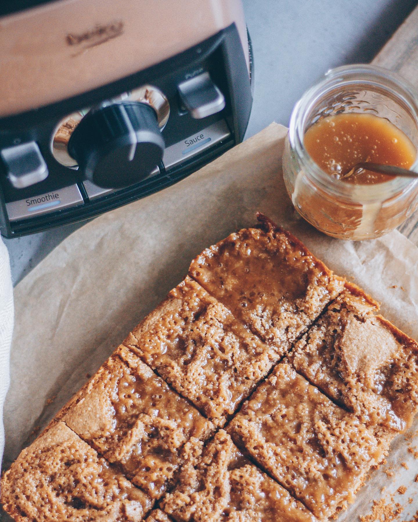 Blender Butterscotch Blondie Bars