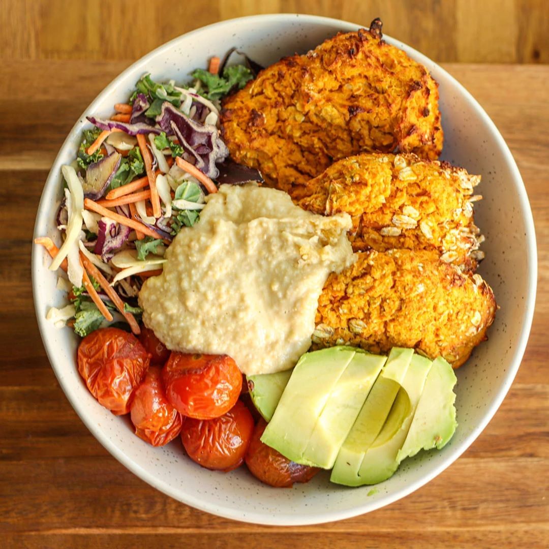 Sweet Potato-White Bean Patties