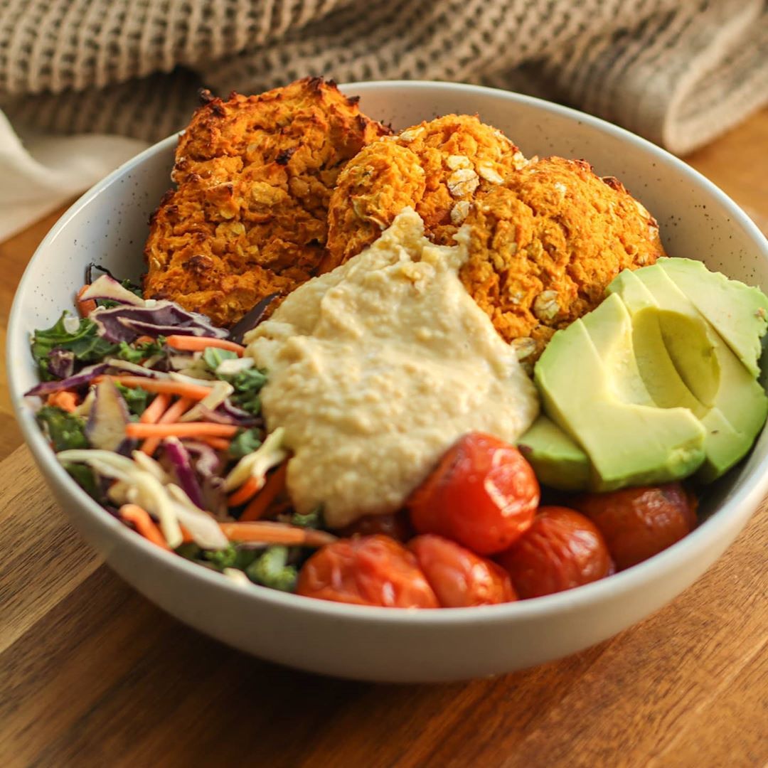 Sweet Potato-White Bean Patties