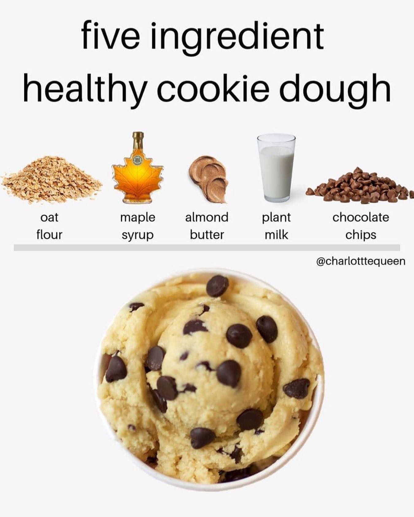 Healthy Five-Ingredient Cookie Dough