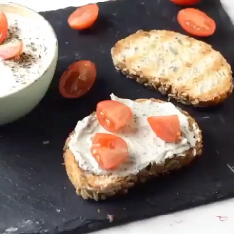 Vegan Ricotta from Cashews and Tofu