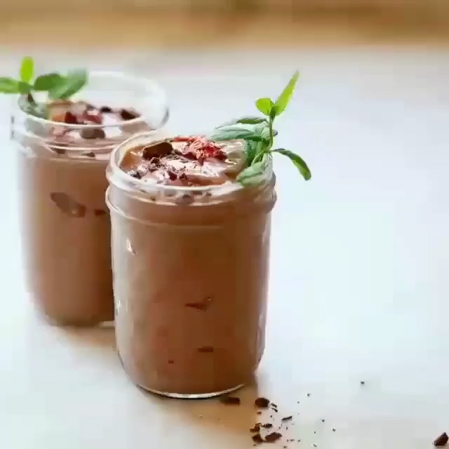 Chocolate Avocado Banana Smoothie
