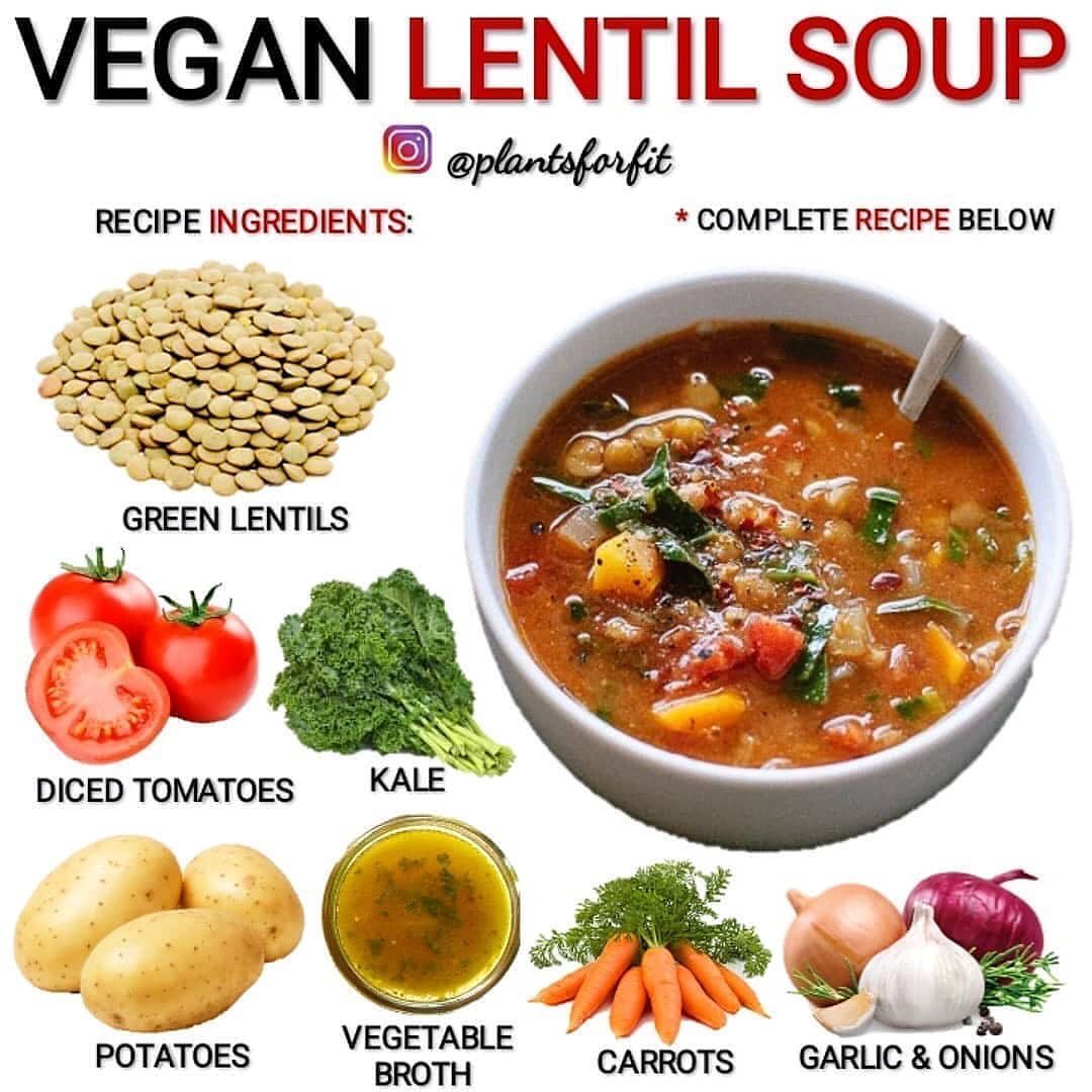 Healthy Vegan Lentil Soup