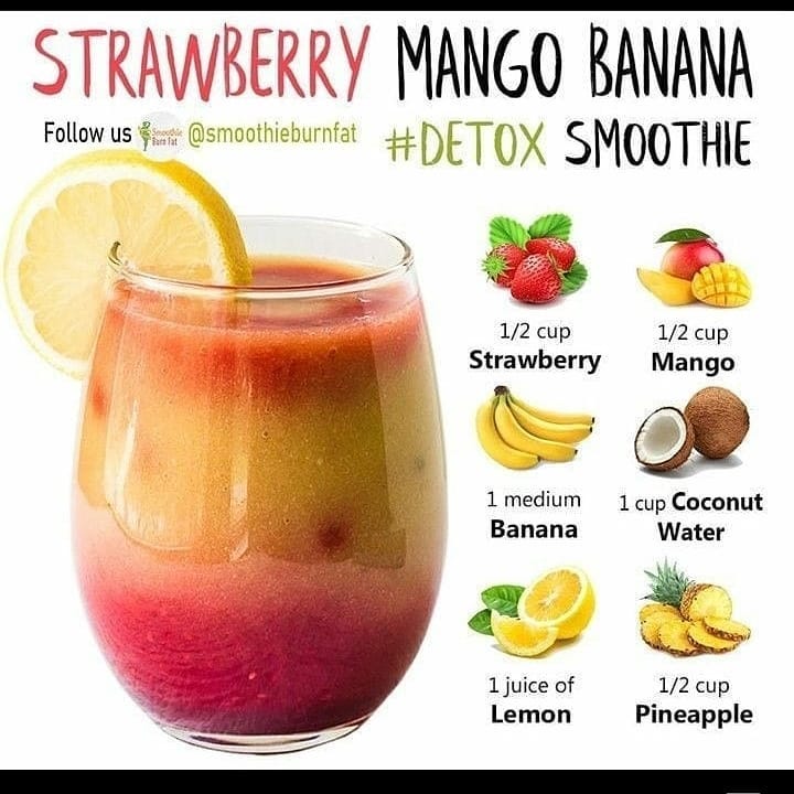 Strawberry Mango Banana Smoothie
