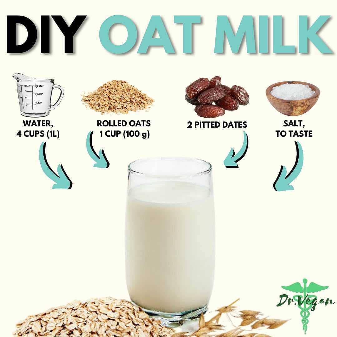 Homemade Vegan Oat Milk