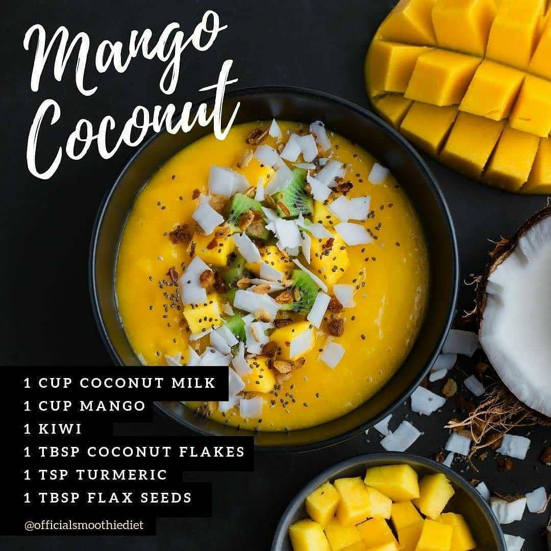 Anti-Inflammatory Mango Coconut Turmeric Smoothie