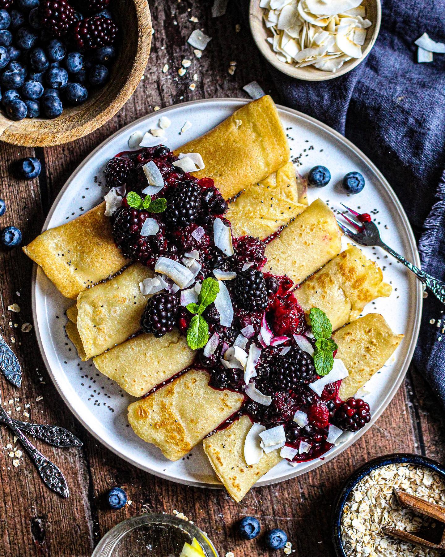 Easy Vegan Gluten-Free Crepes