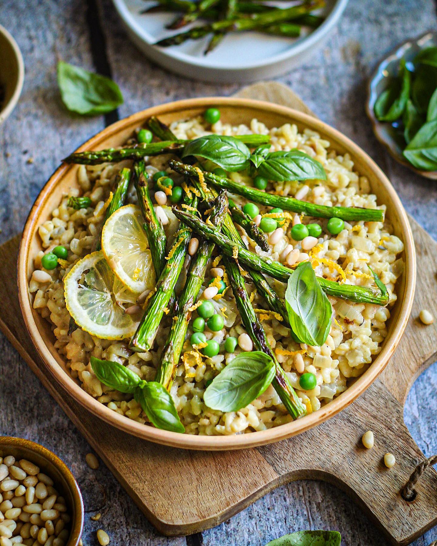 Vegan Cheesy Lemon Risotto