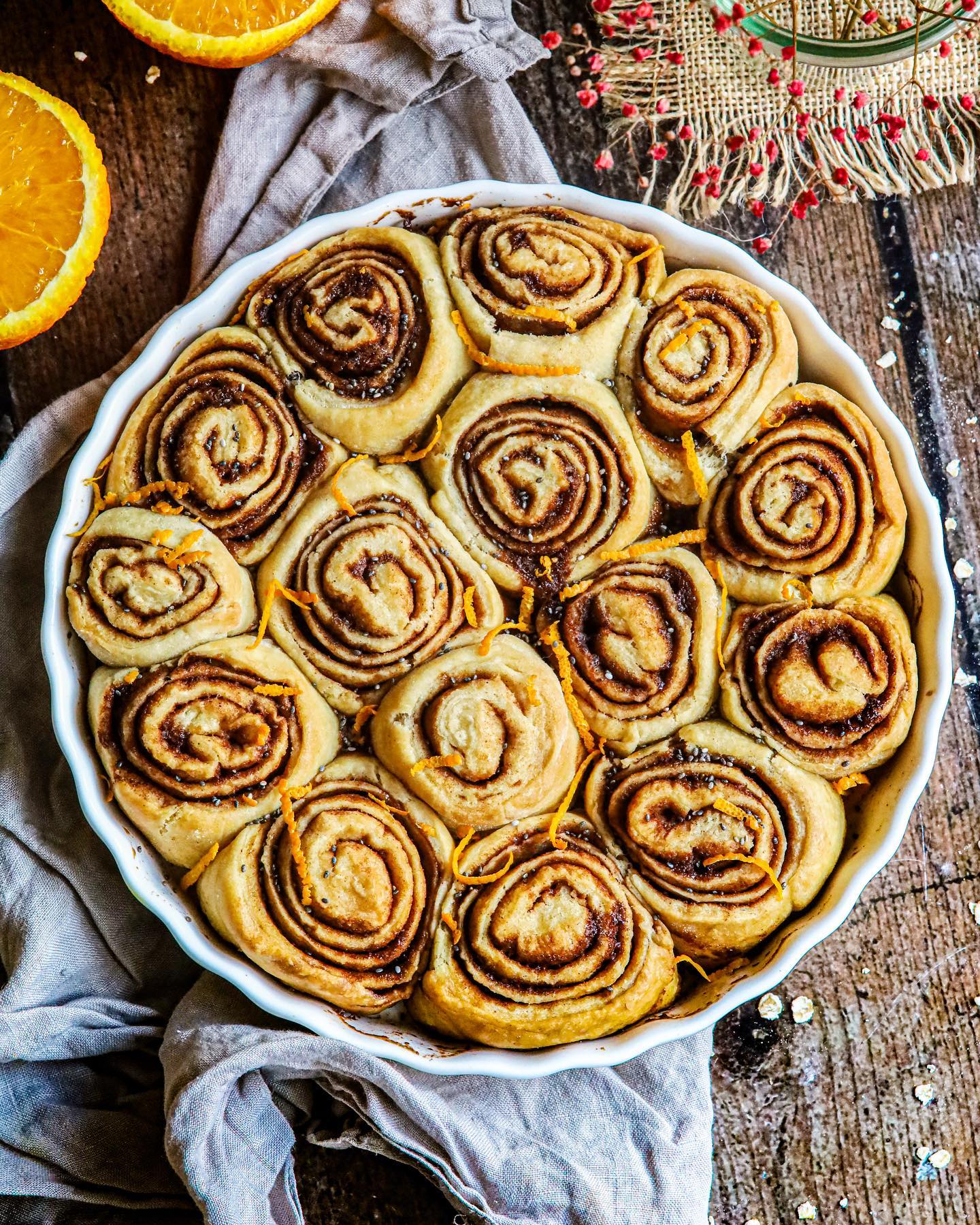 Chocolate Orange Cinnamon Rolls