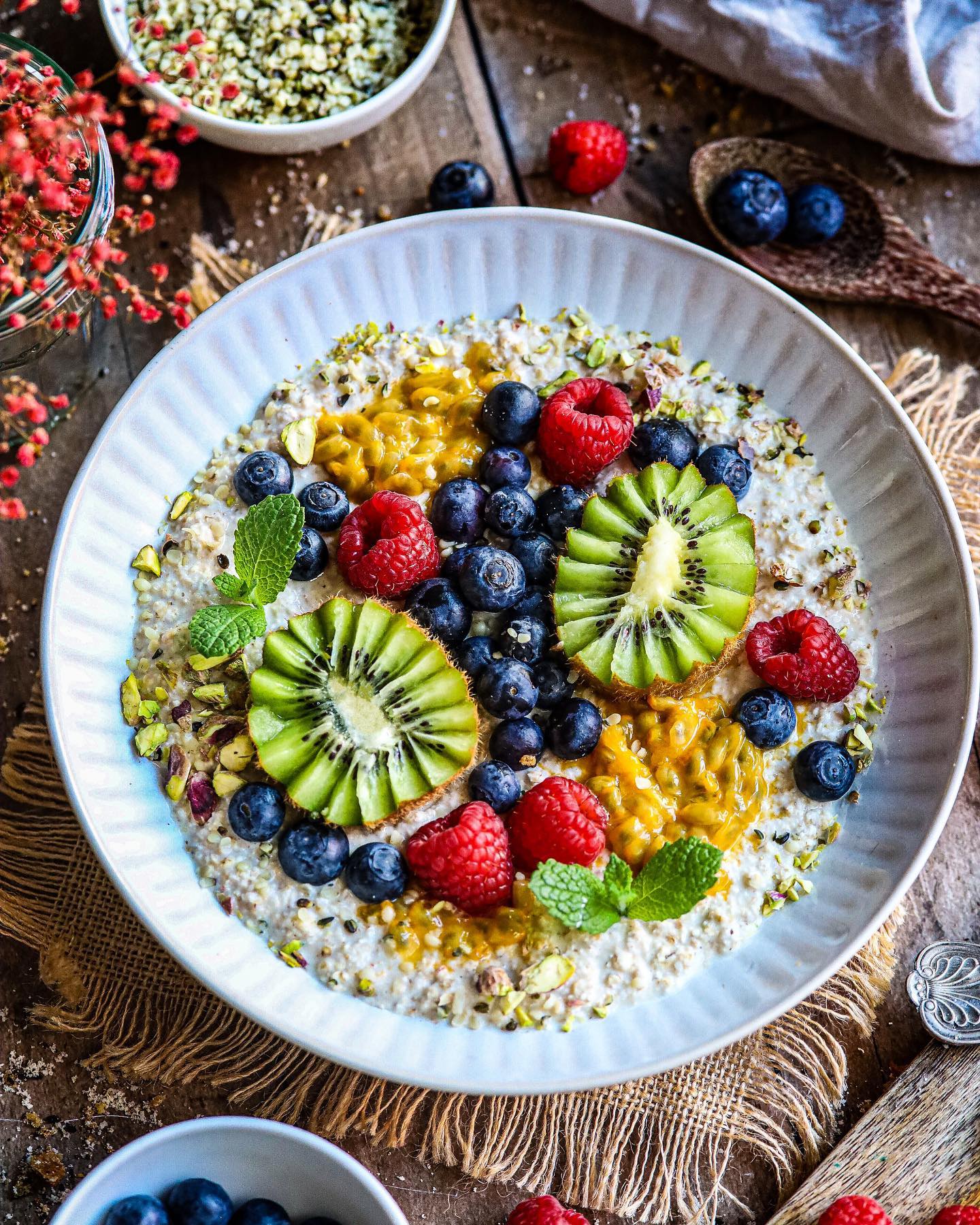 Tropical No-Oat Protein Porridge