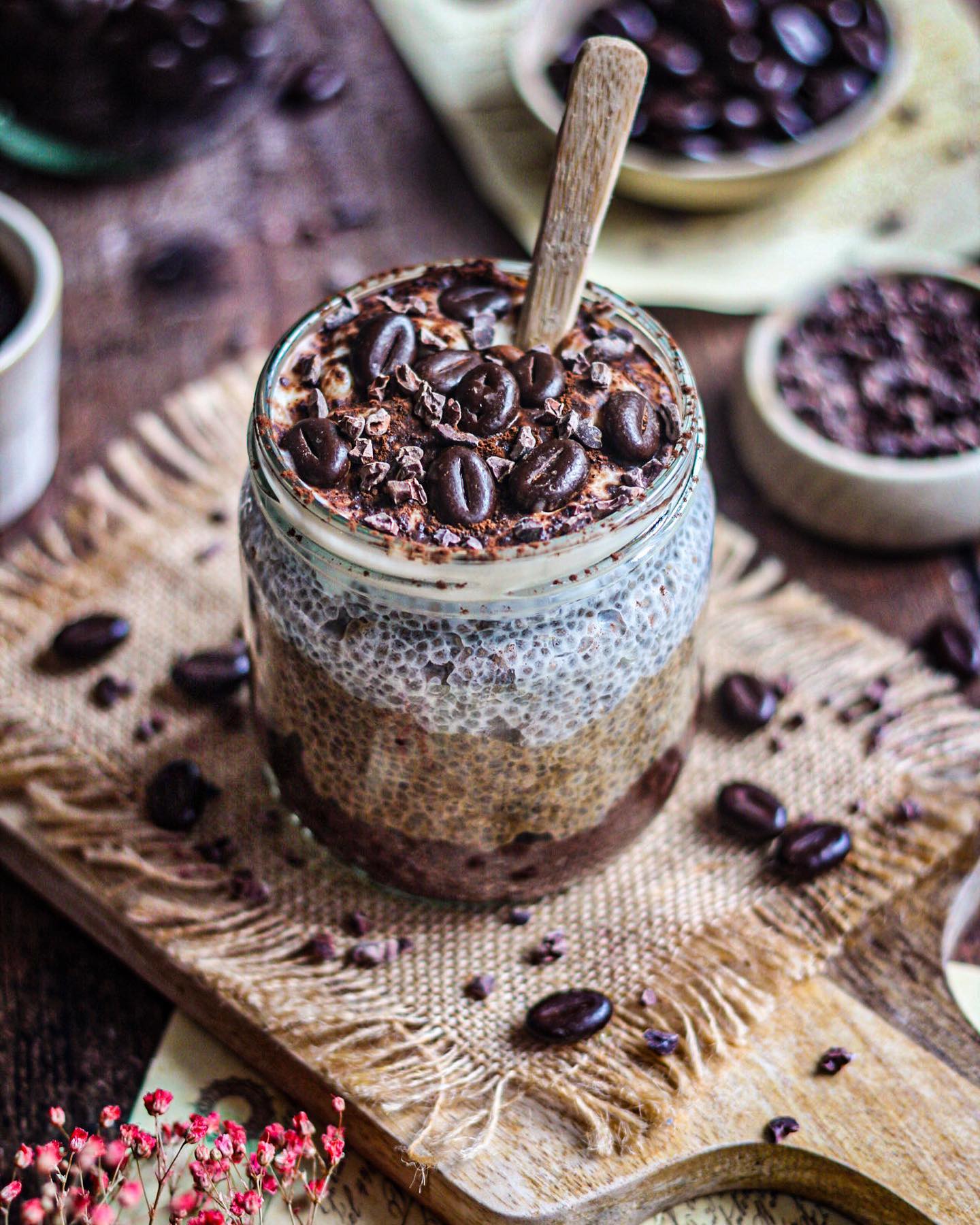 Tiramisu Mocha Chia Pudding
