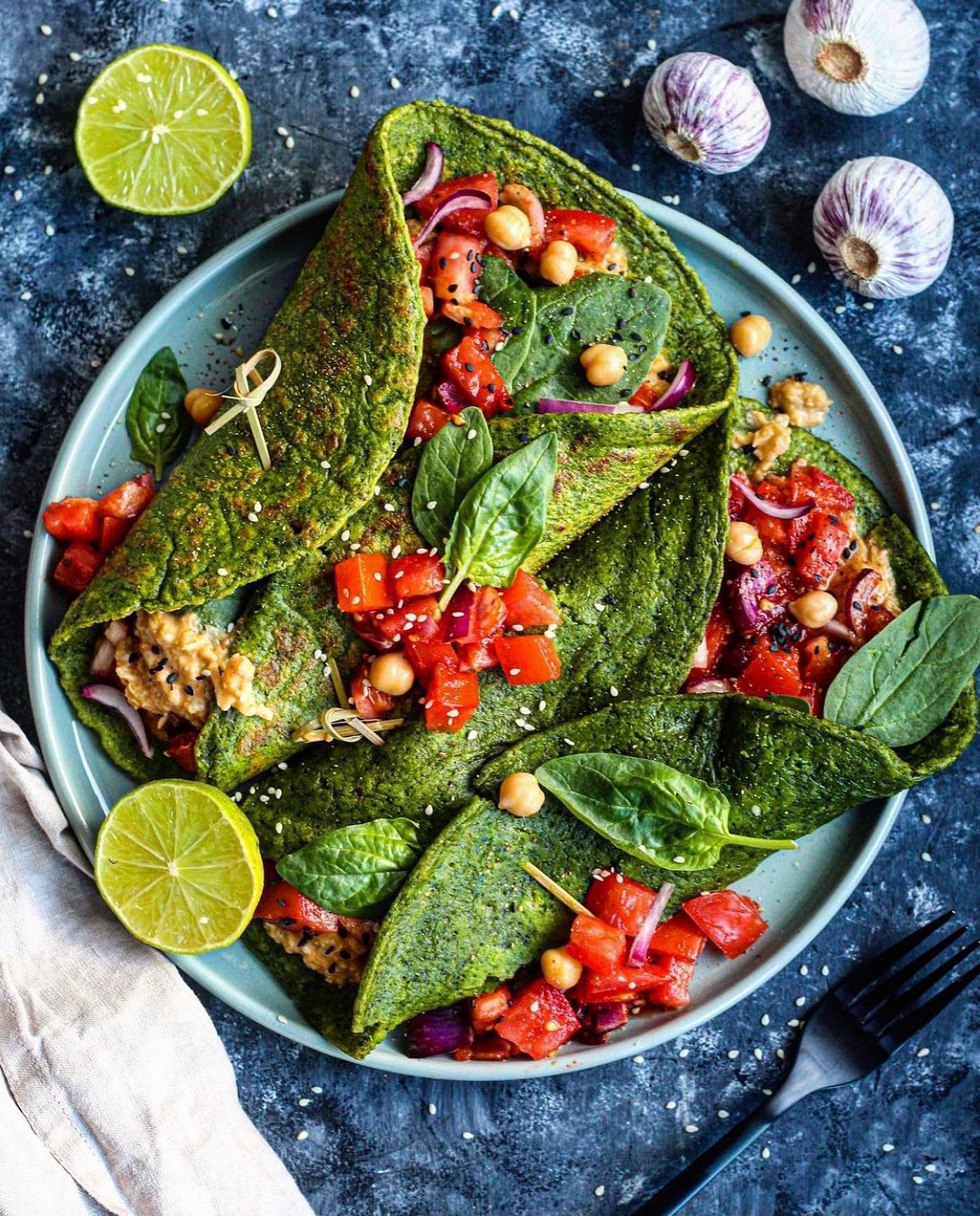 Vegan Gluten-Free Spinach Pancakes