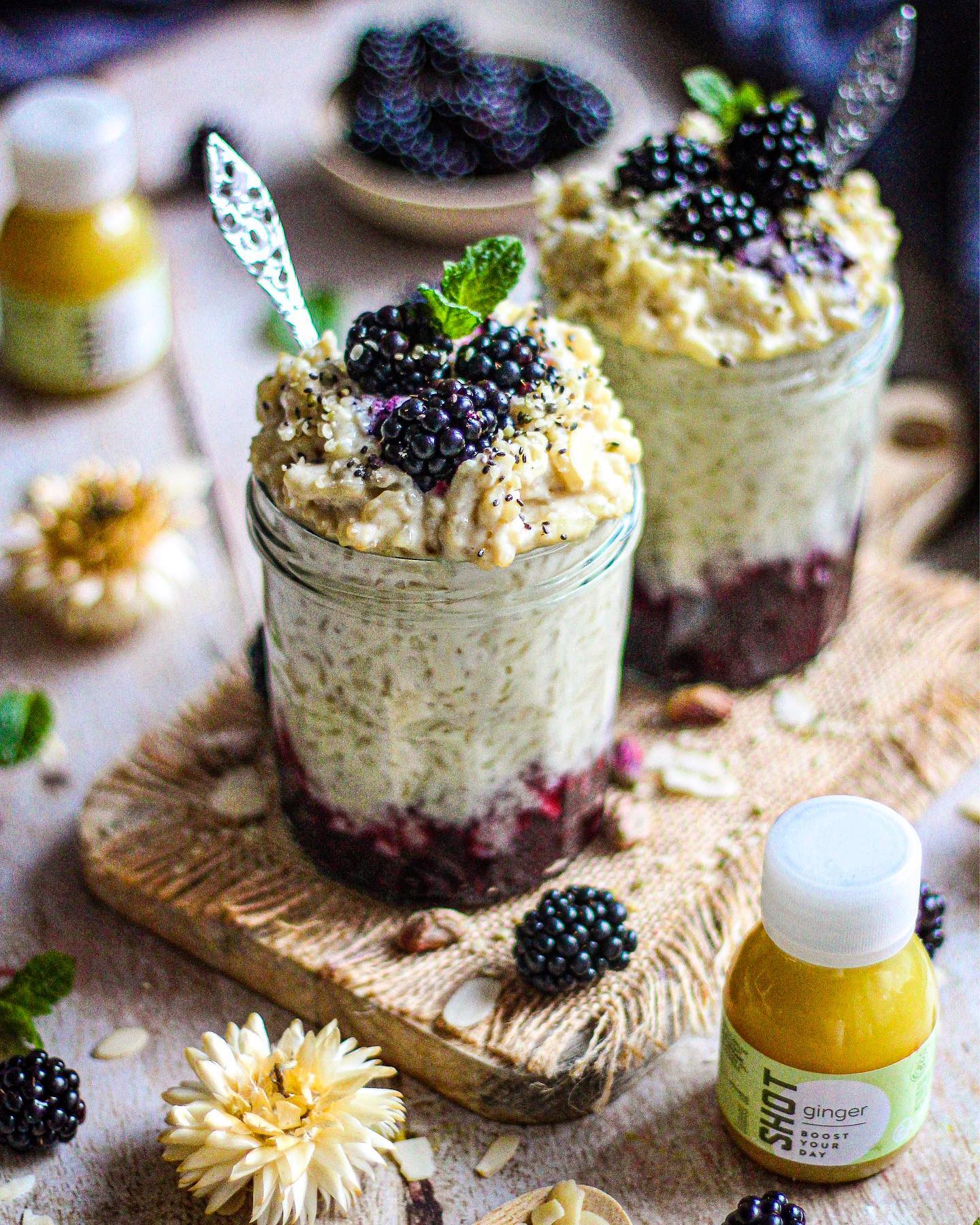Coconut Ginger Rice Pudding