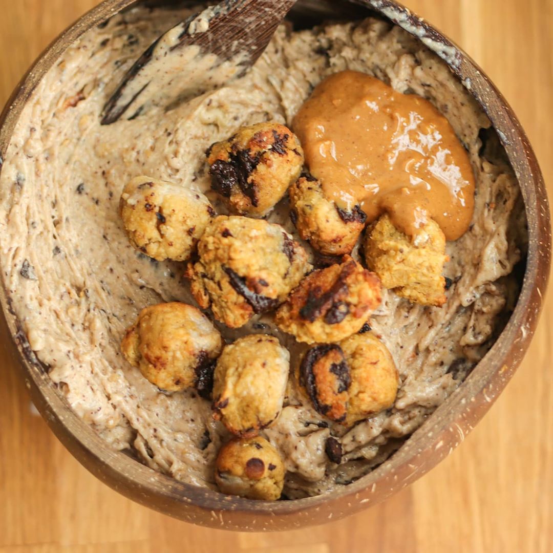 Snickers/cookie Dough Nicecream