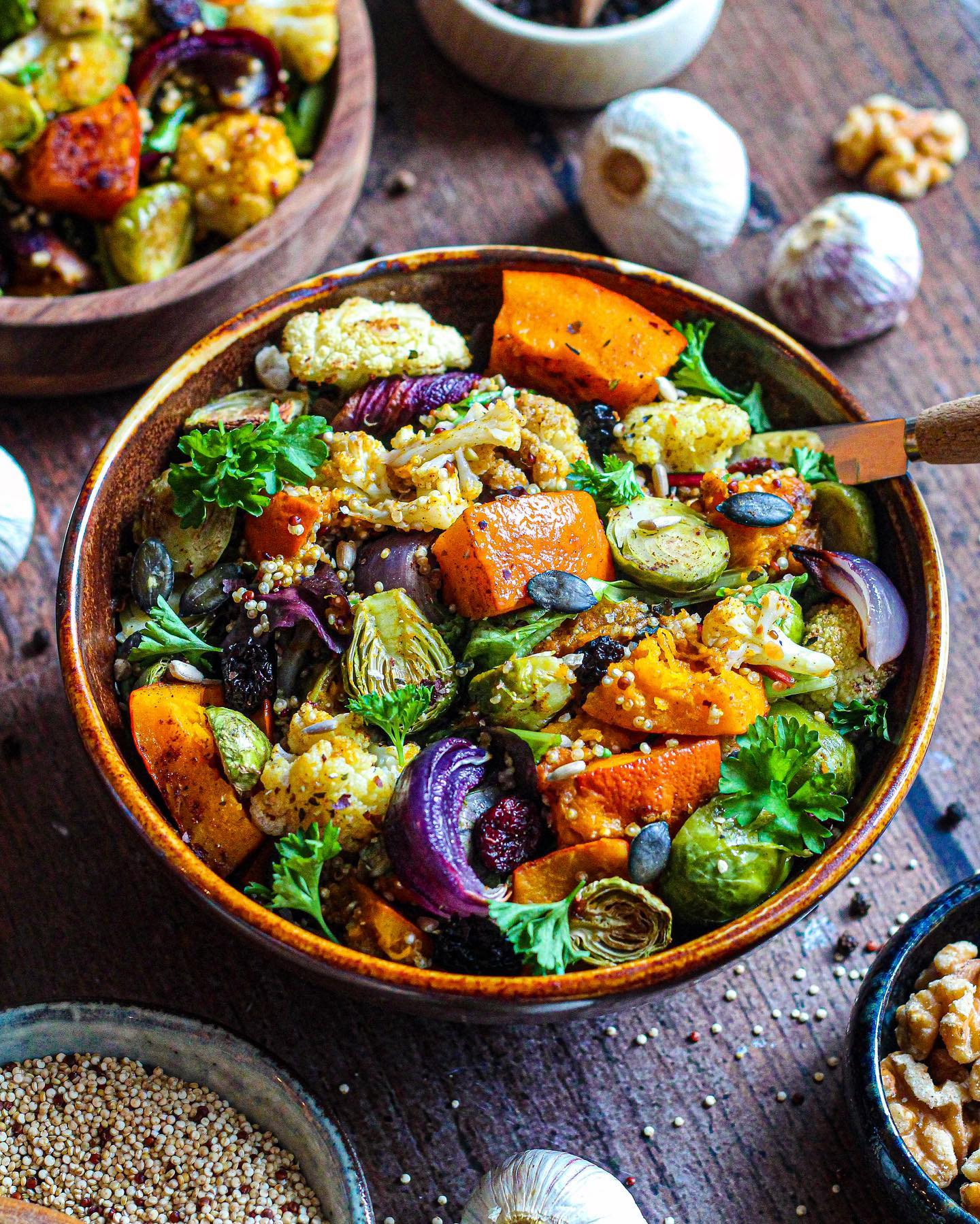 Warm Pumpkin Quinoa Salad