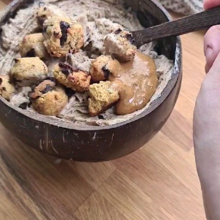 Snickers/cookie Dough Nicecream