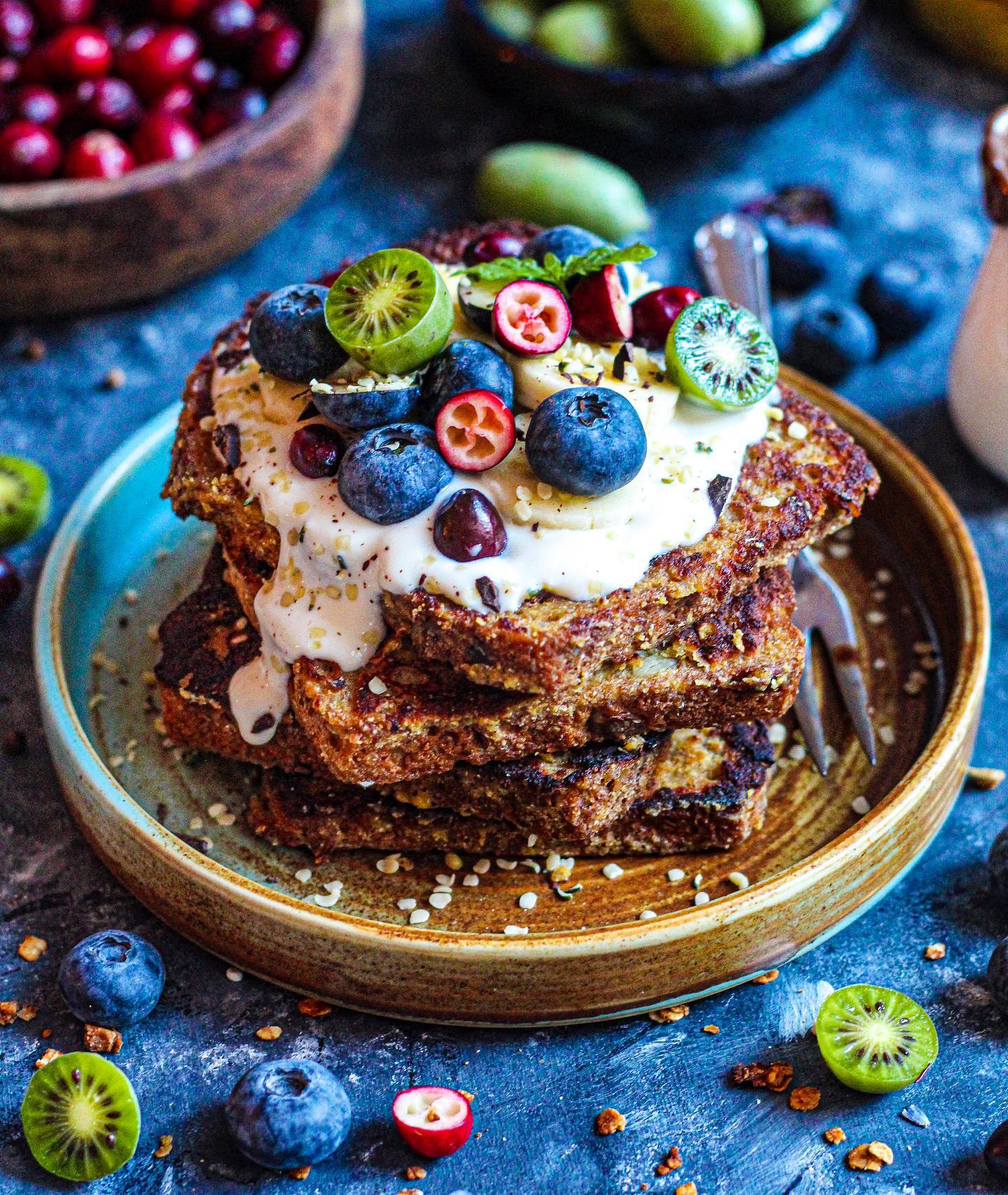 Vegan French Toast Breakfast
