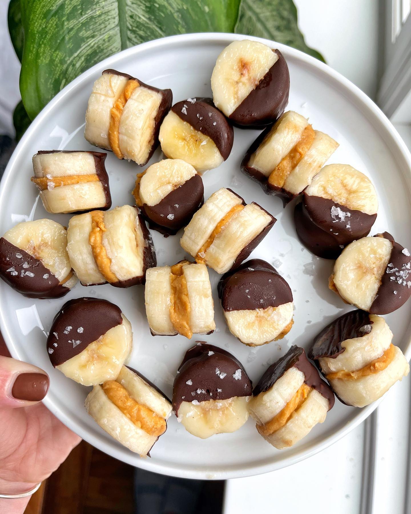 Easy Chocolate Covered Banana Bites