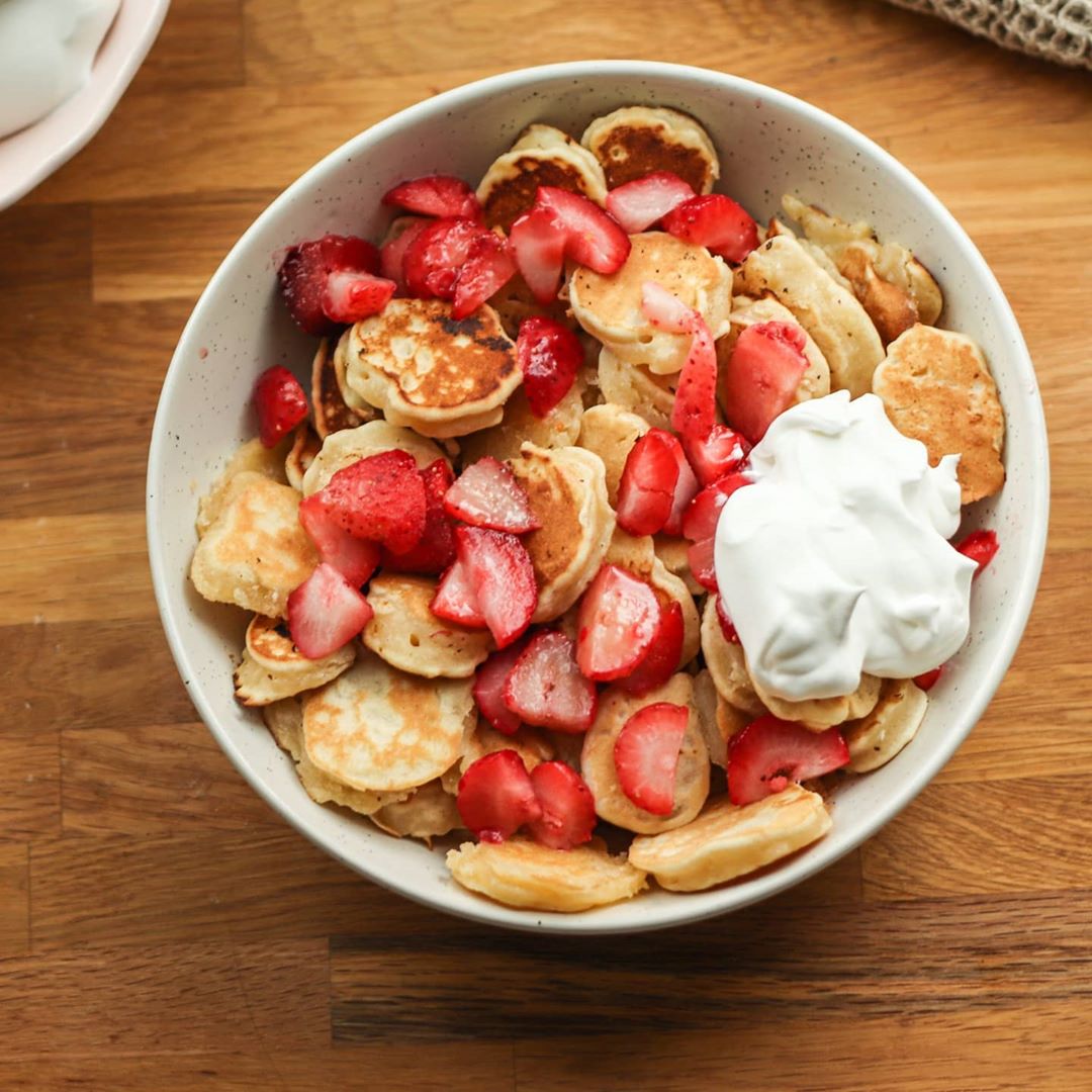 Viral Vegan Mini Pancake Cereal