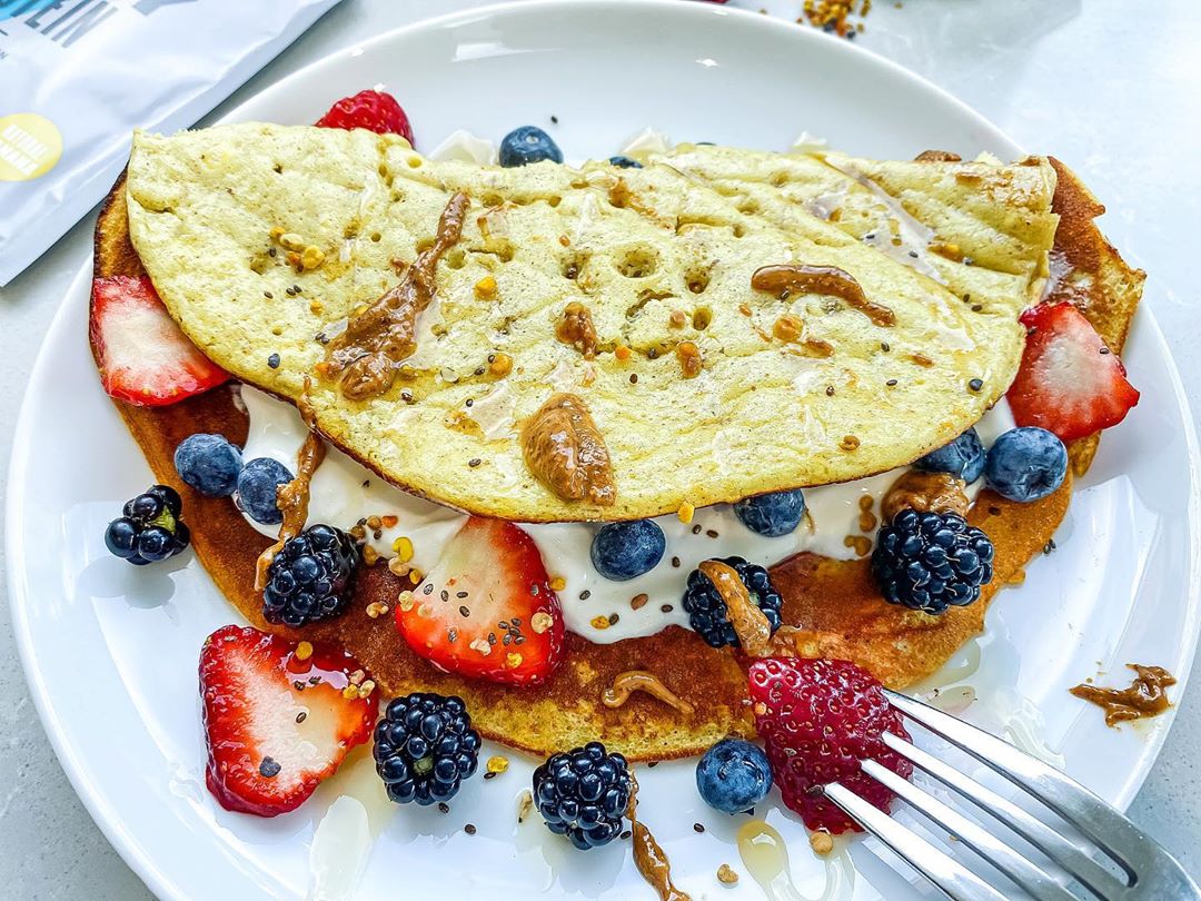 Easy Banana Sweet Omelette Breakfast