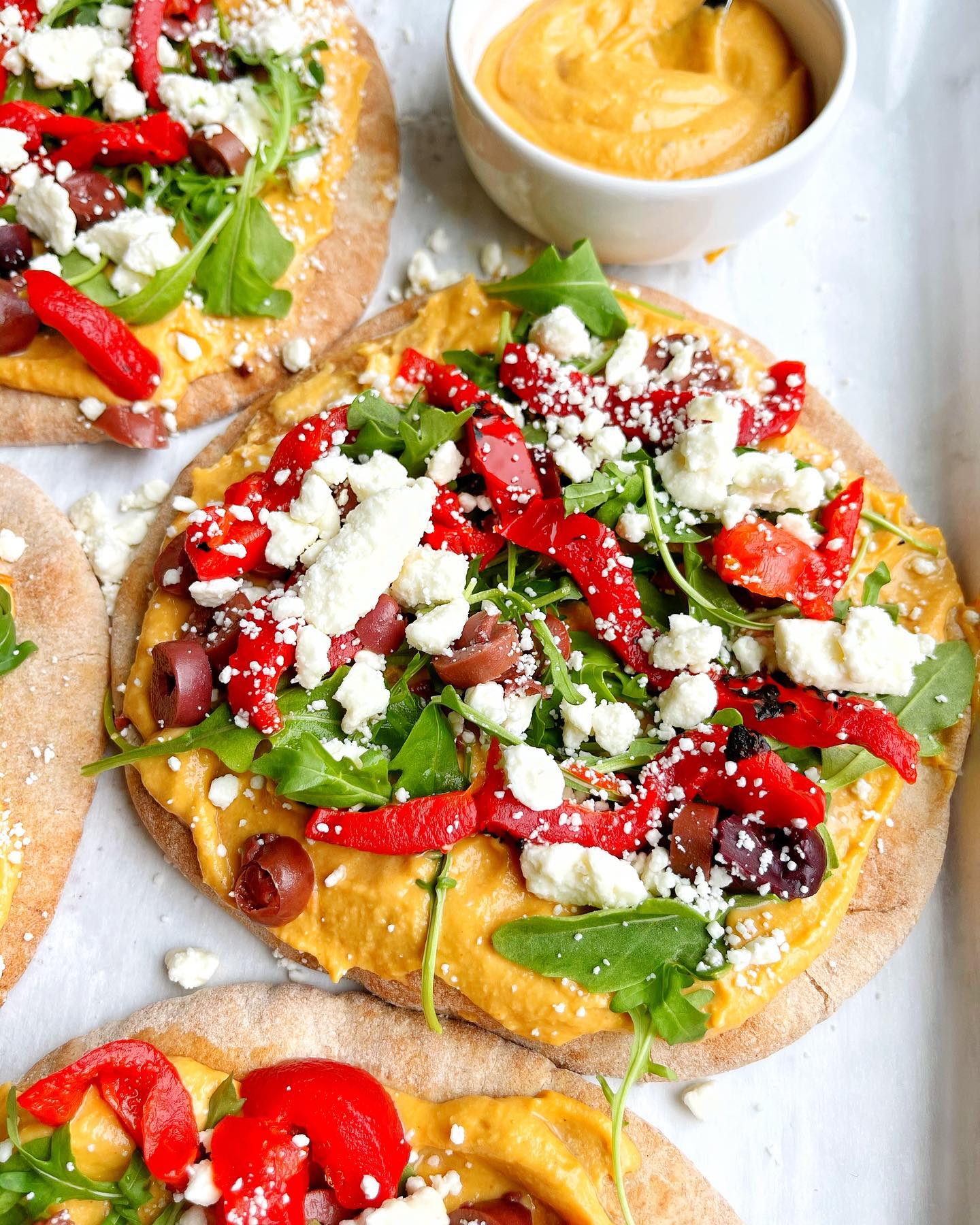 Sweet Chili Mediterranean Flatbreads