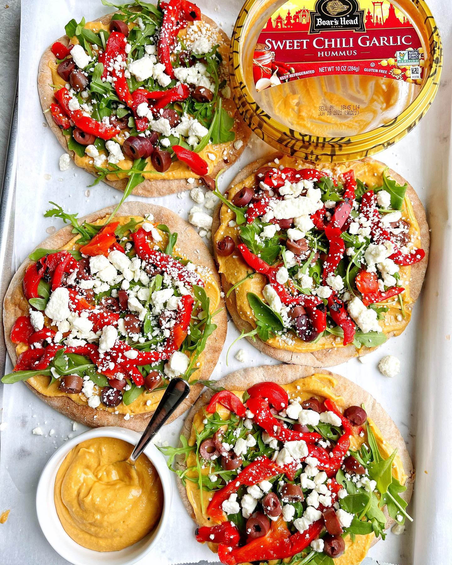 Sweet Chili Mediterranean Flatbreads