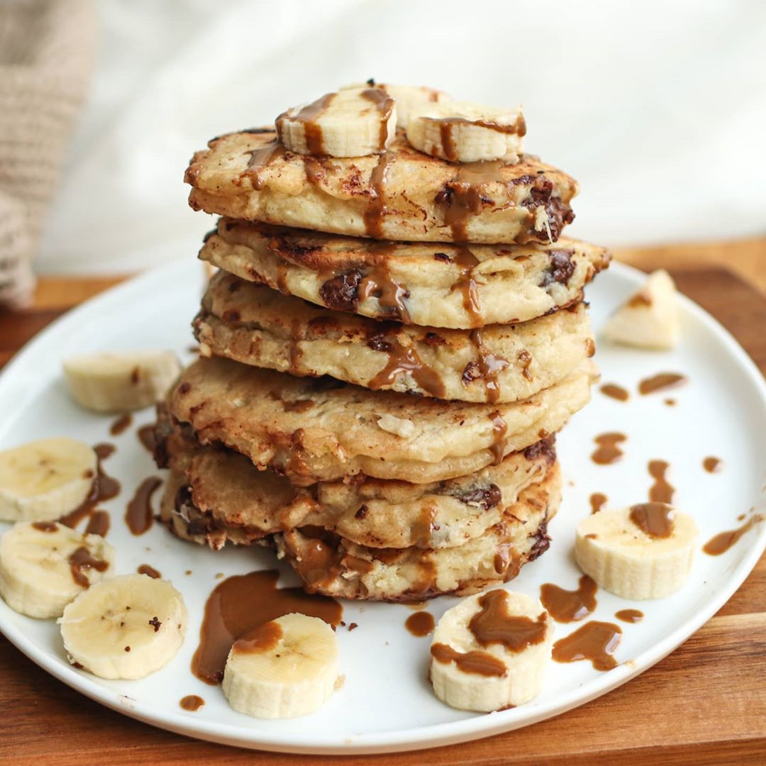 Fluffy Vegan American Pancakes