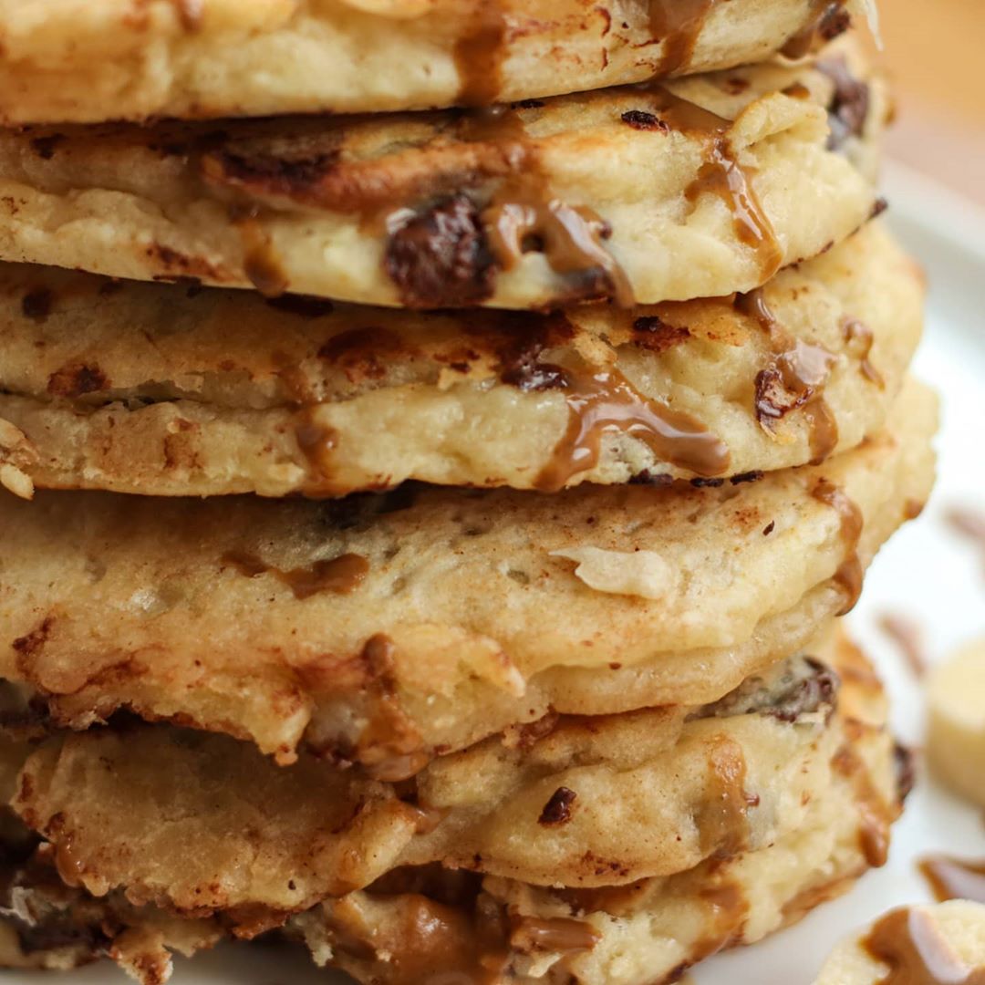 Fluffy Vegan American Pancakes