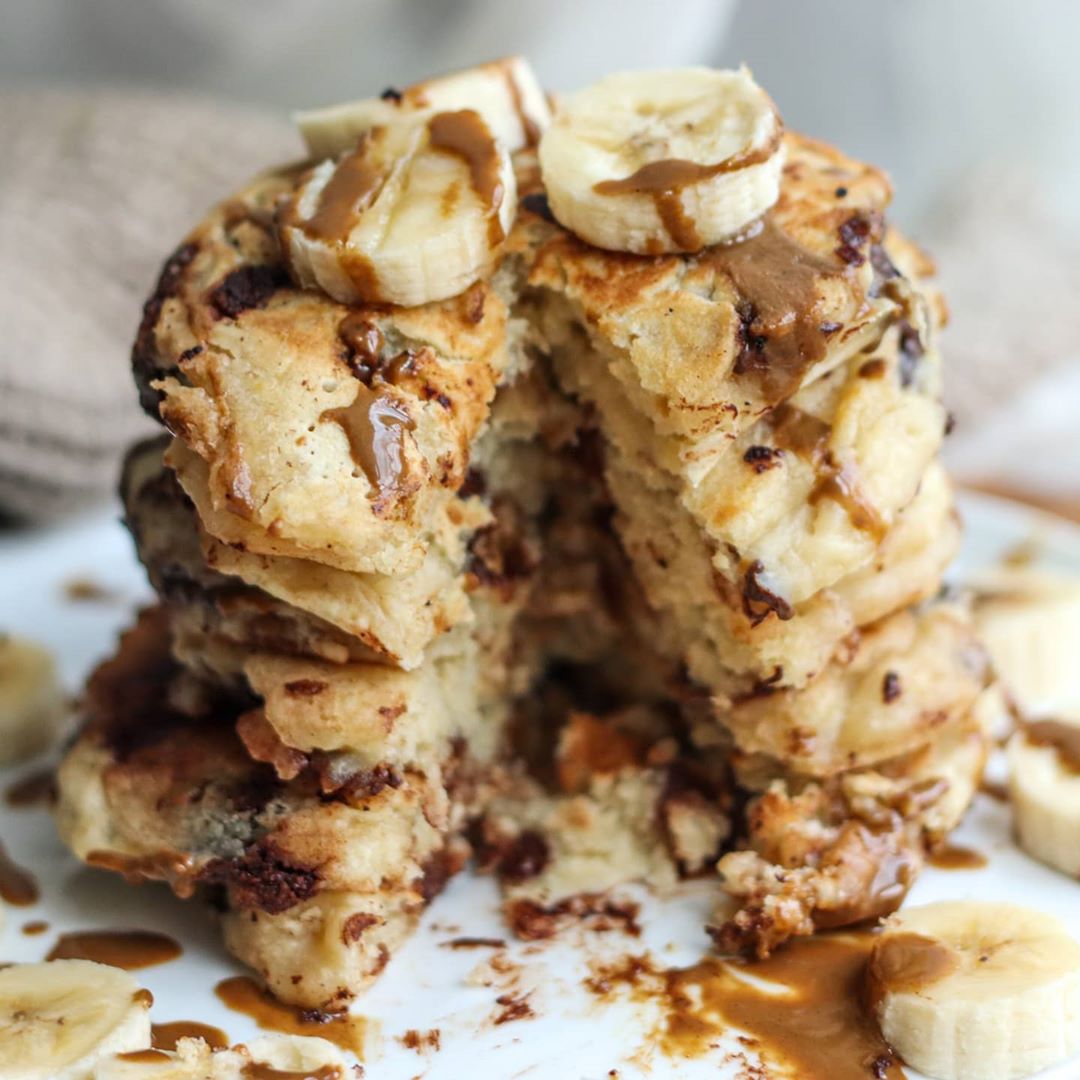 Fluffy Vegan American Pancakes
