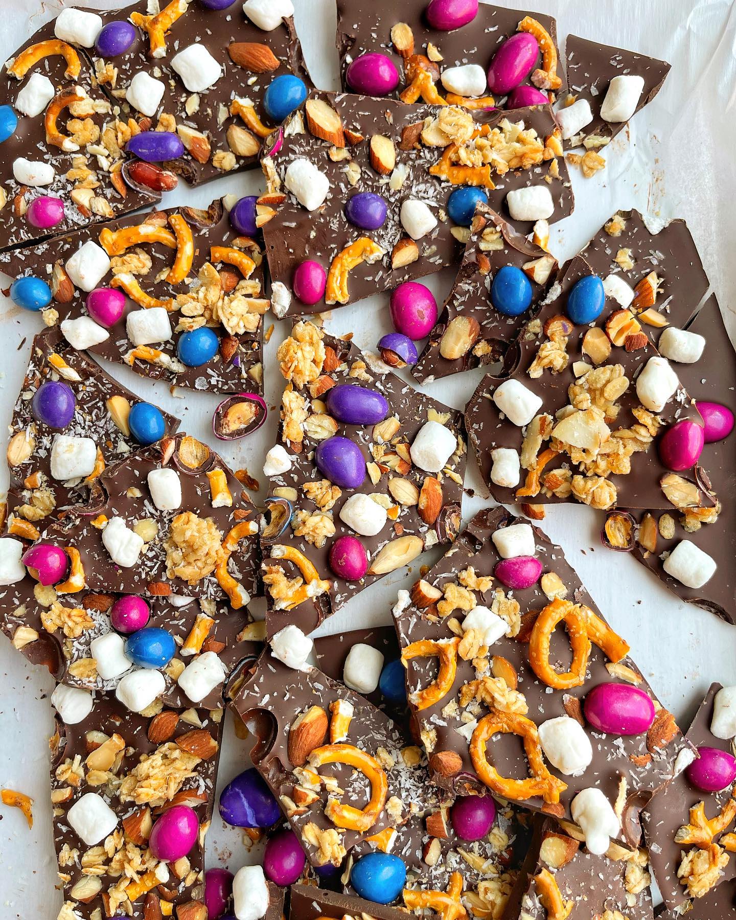 Kitchen Sink Chocolate Bark