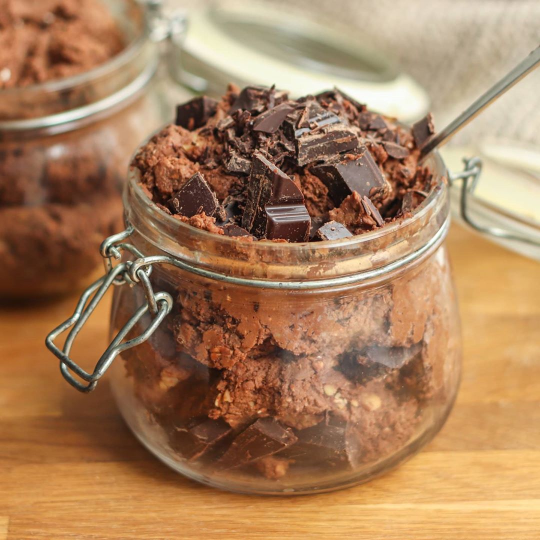 Chocolate Chickpea Brownie Dough