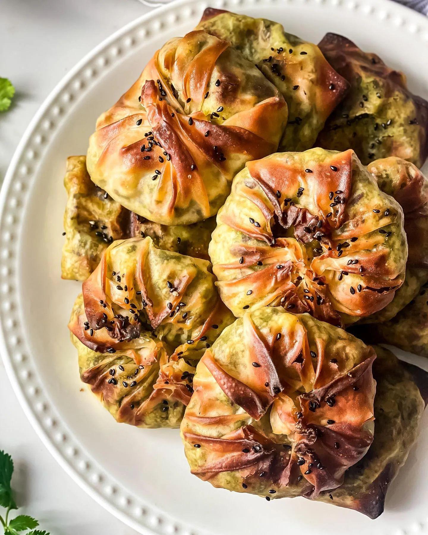 Baked Uzbek Potato Samsas