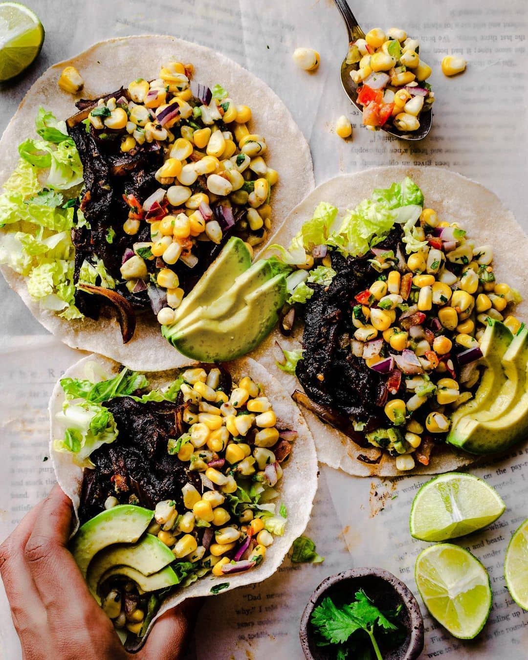 Smoky Portobello Mushroom Tacos