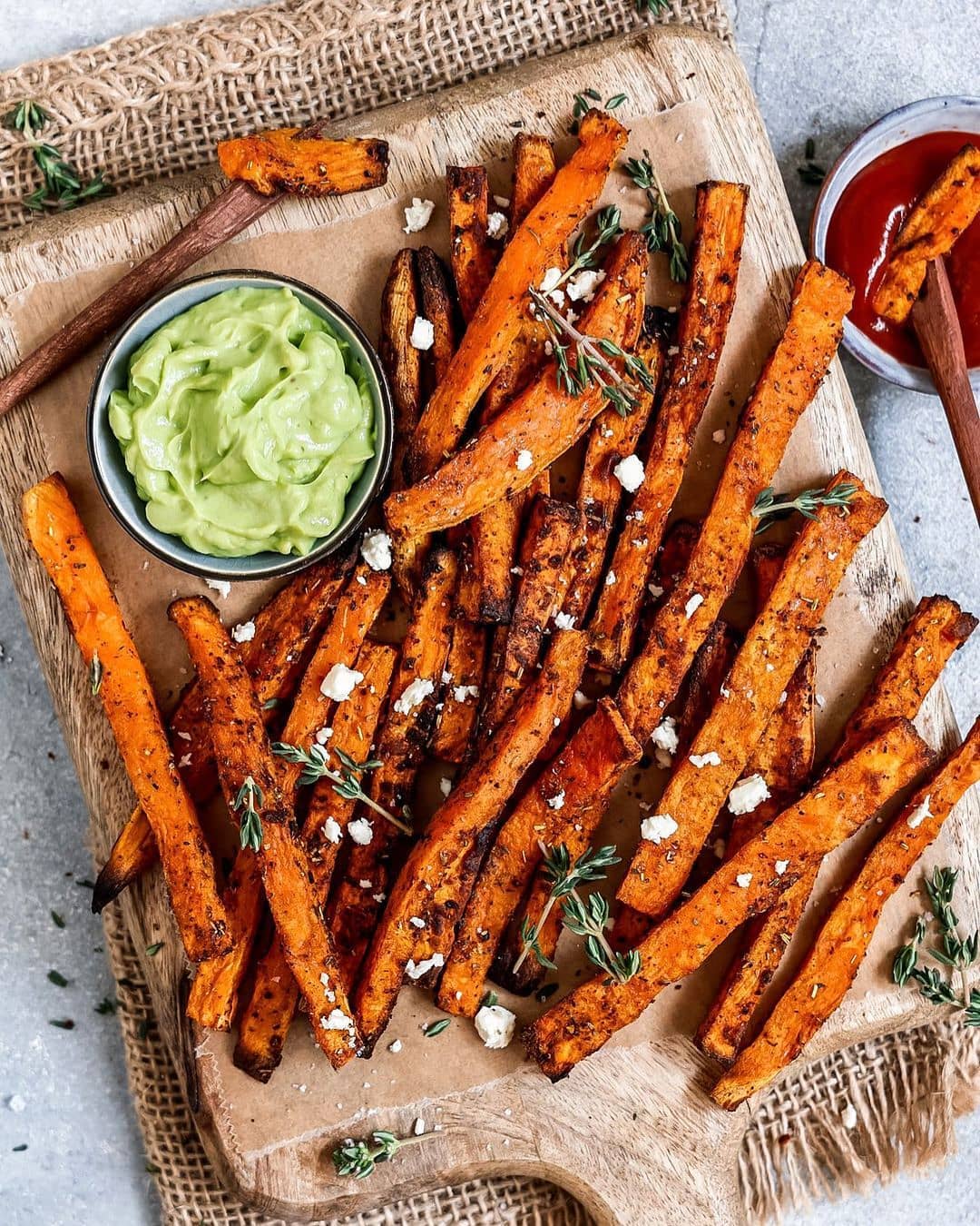 Herbed Sweet Potato Fries