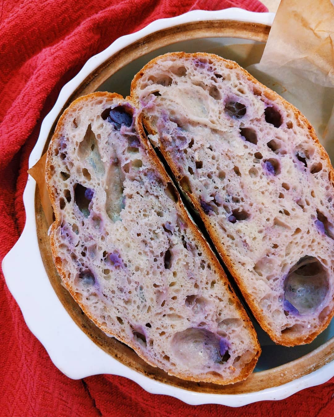 Blue Potato Sourdough