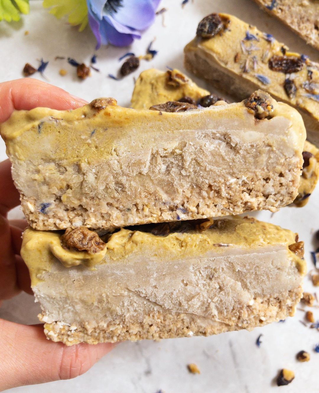 Vegan Salted Caramel Coffee Protein Bars