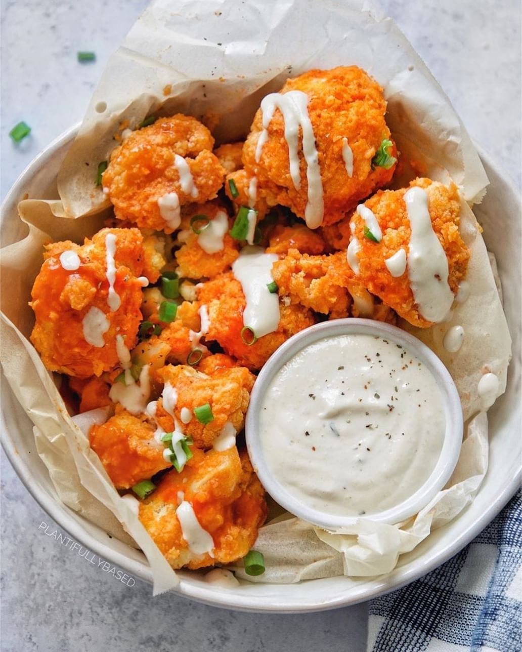 Crispy Cauliflower Buffalo Wings